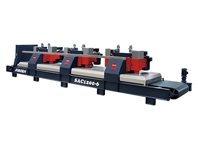 Máquina para calibração contínua de pedra